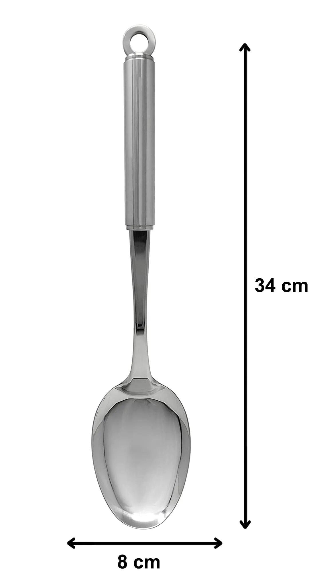 Kuber Industries Stainless Steel Kitchen Utensil, Cookware Set, Kitchen Tool- Set of 2 (Slotted Turner & Spatula) (Silver)