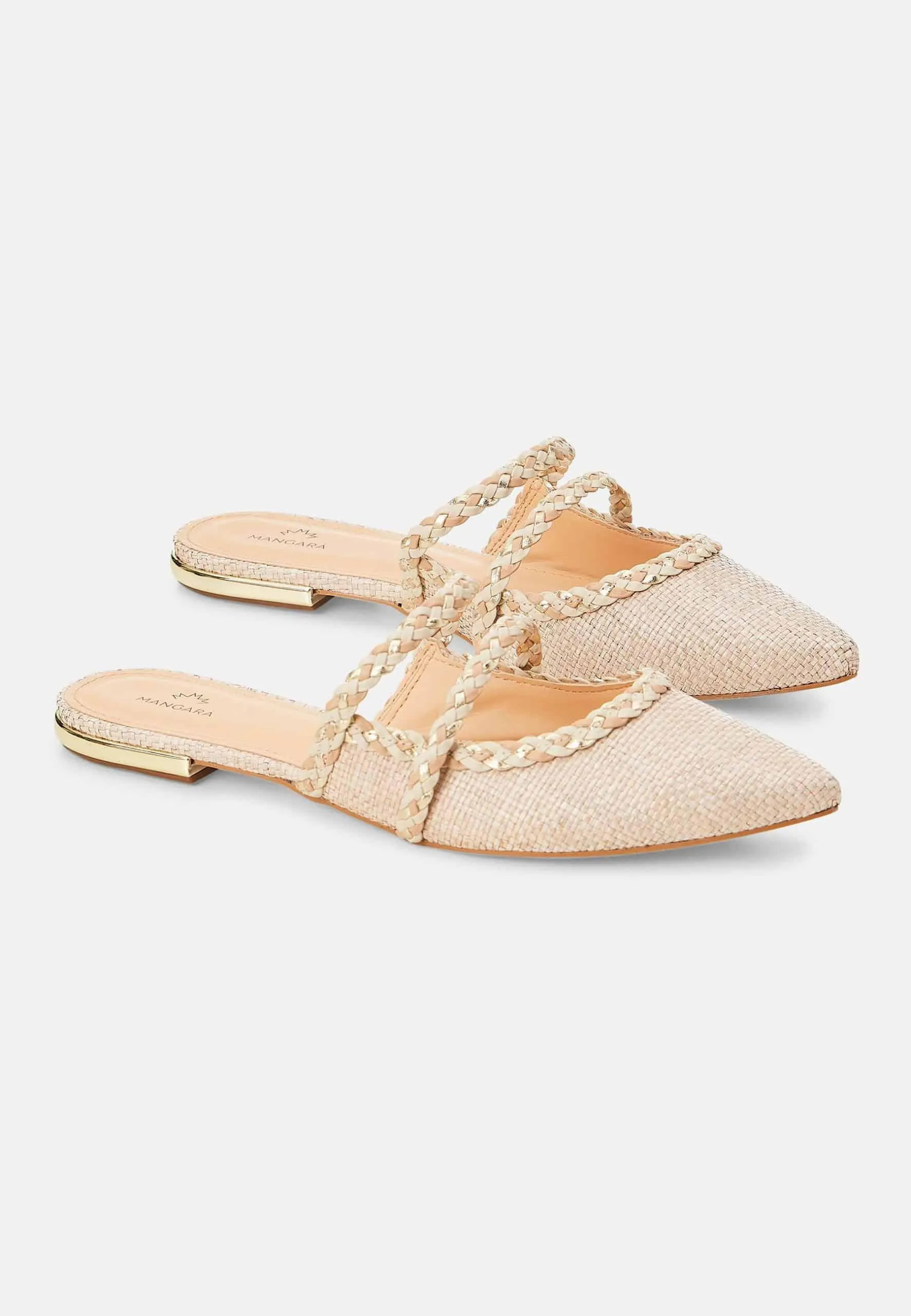 Ladies Sustainable Mules in Beige