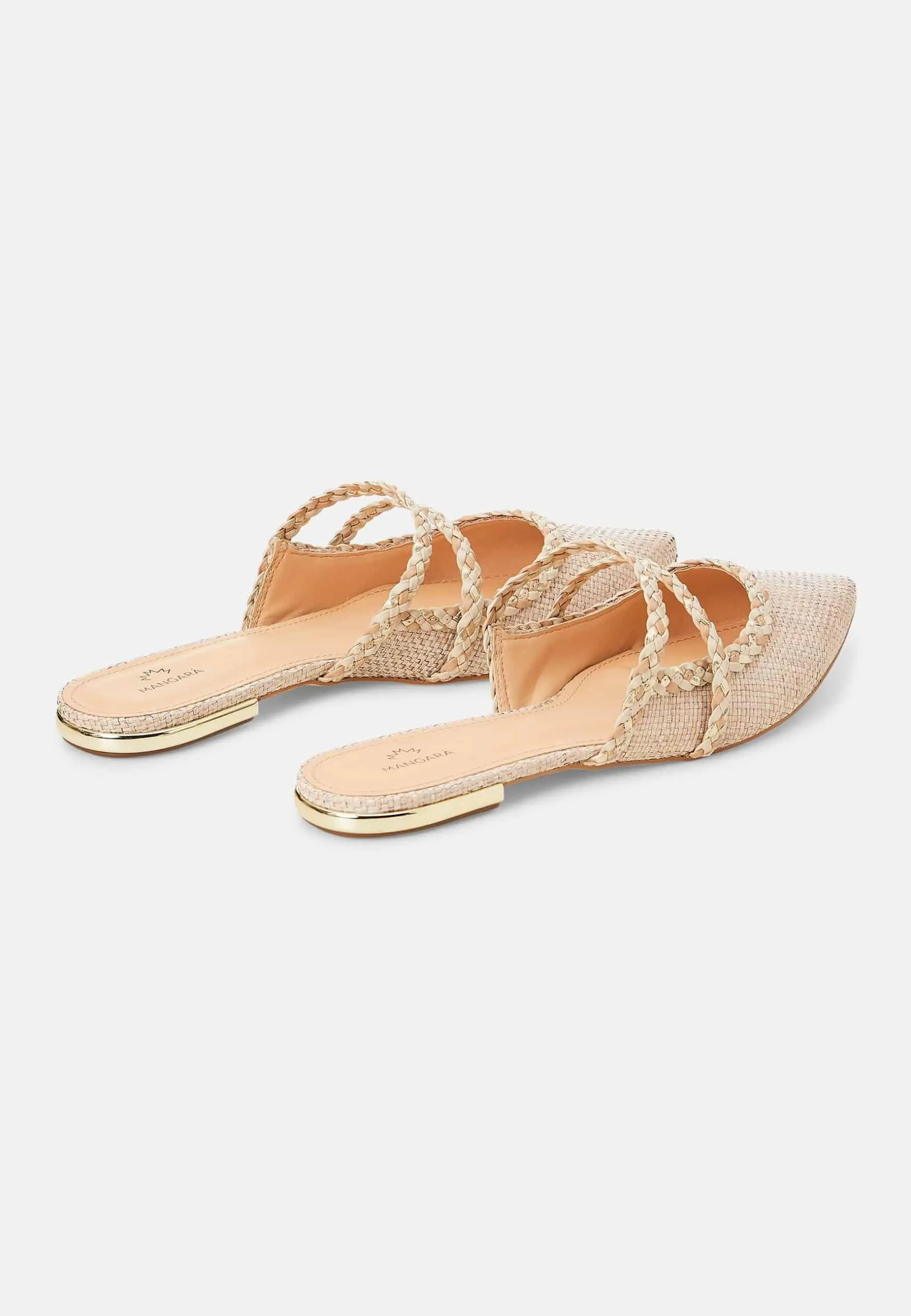 Ladies Sustainable Mules in Beige