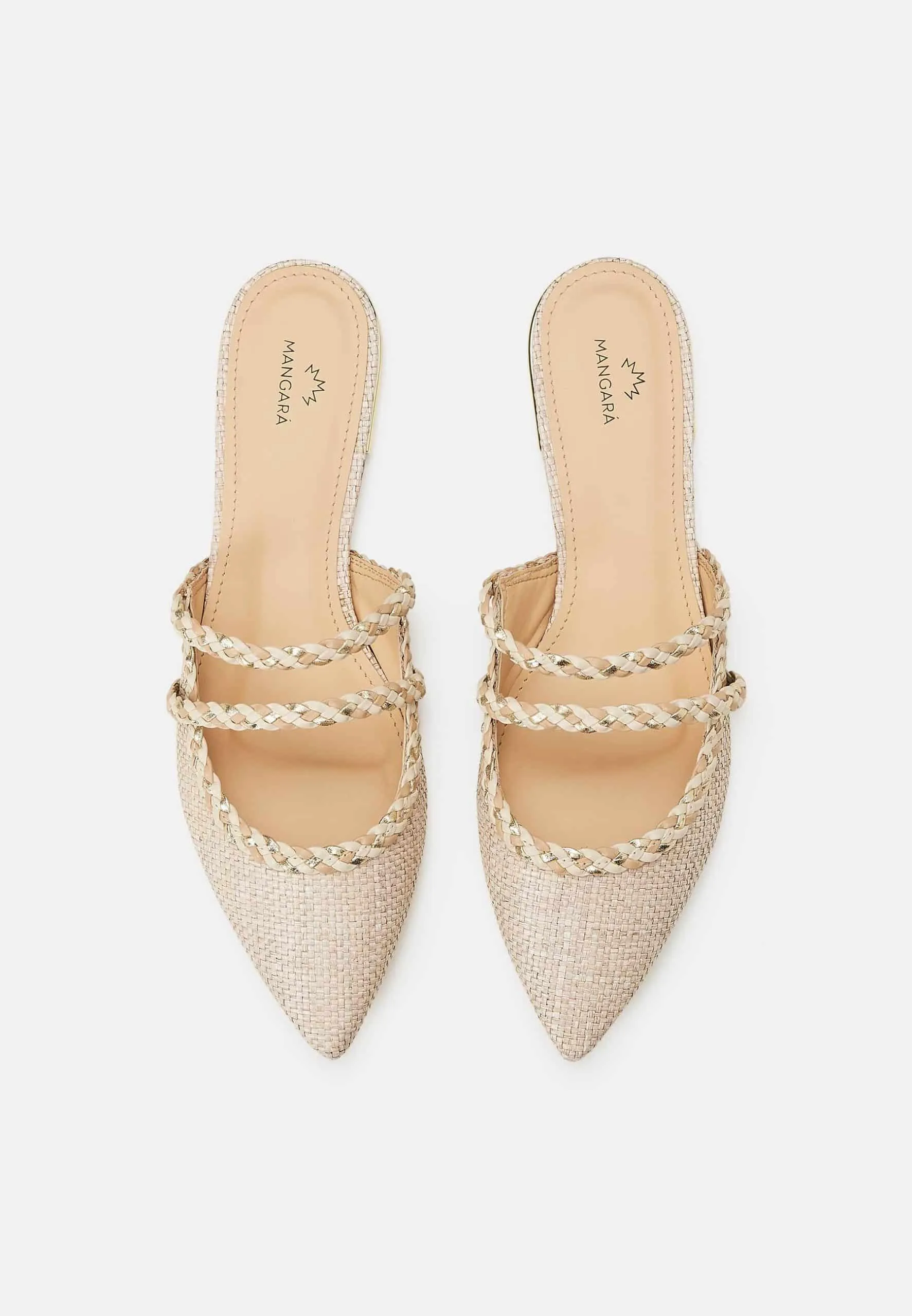 Ladies Sustainable Mules in Beige