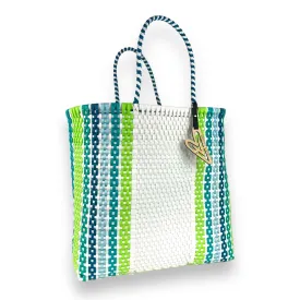 Maria Victoria | Luna Tote | Upcycled, Handwoven, Multicolor