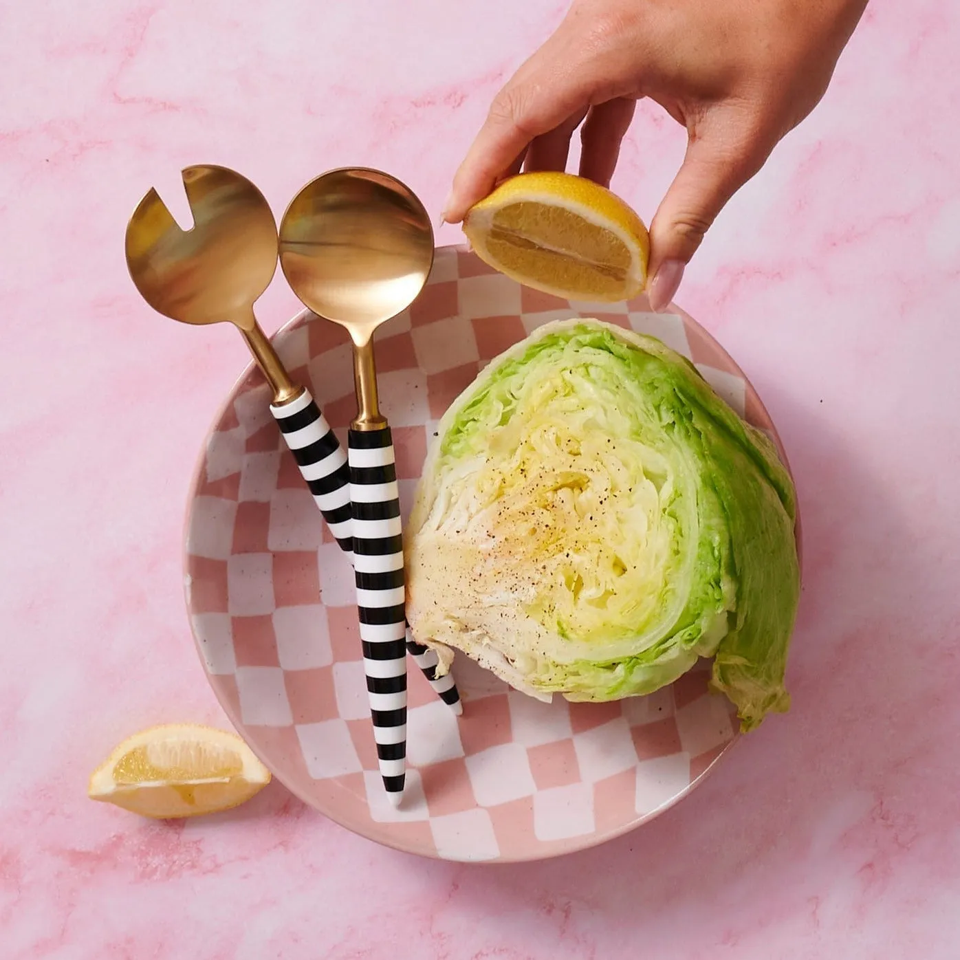 Monochrome Brasserie Salad Servers