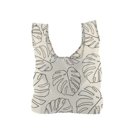 Monstera Outline Eco Tote Bag