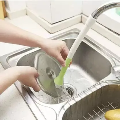 Multi- Purpose Faucet Brush For Cleaning Fruits, Vegetables And Sink