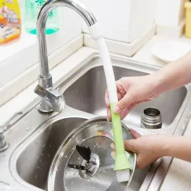 Multi- Purpose Faucet Brush For Cleaning Fruits, Vegetables And Sink