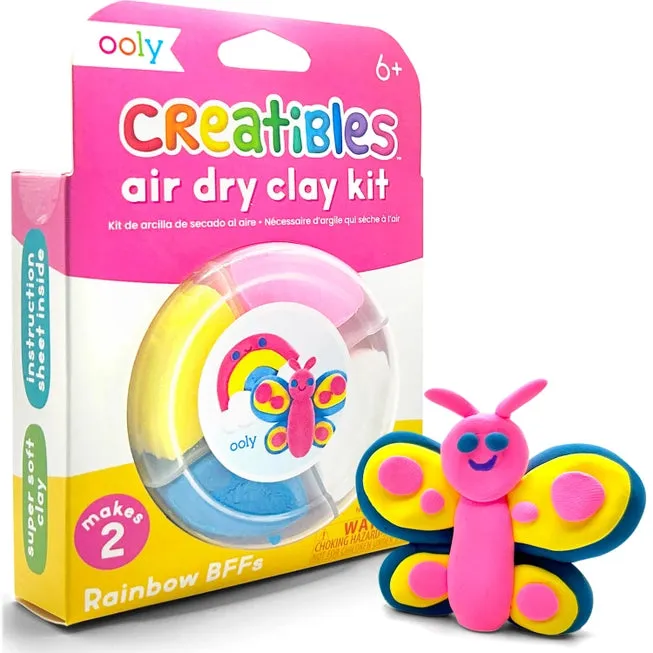 *NEW* Ooly Creatibles Air Dry Clay Kit- Rainbow BFFs