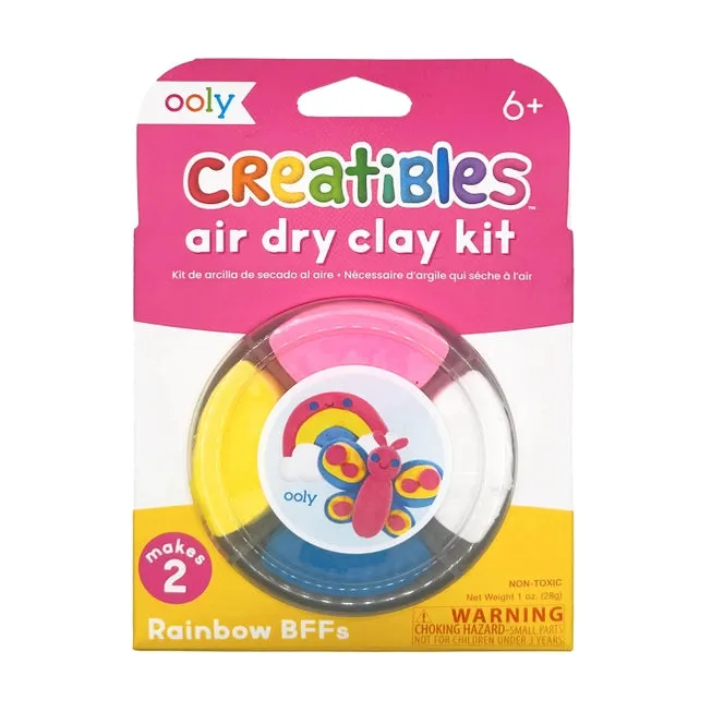 *NEW* Ooly Creatibles Air Dry Clay Kit- Rainbow BFFs