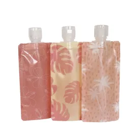 Pink Paradise Travel Pouch Set of 3