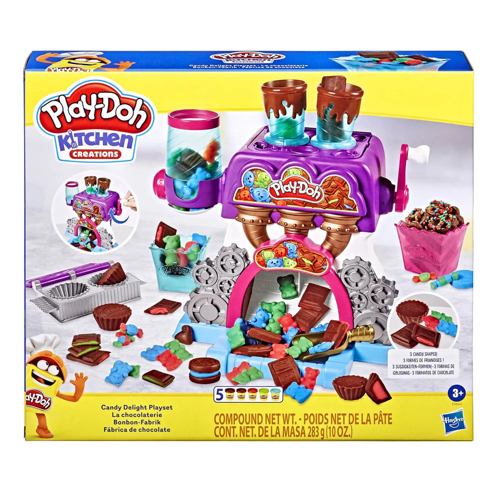 Play-Doh Candy Delight Playset Interactive Sweet Maker 13 Piece