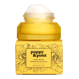 Poppy & Pout Lip Scrub - Lemon Bloom