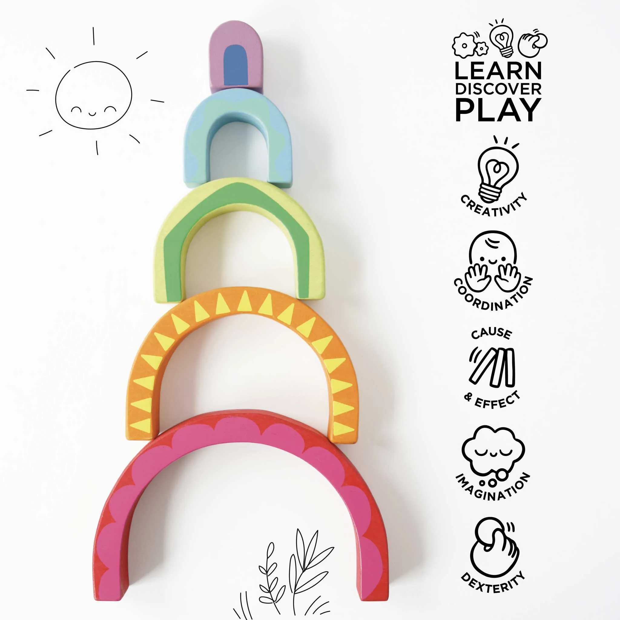 Rainbow Tunnel Toy