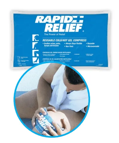 Rapid Relief Cold/Hot Gel Compress with Form-Fit Gel