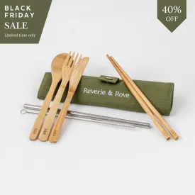 Reusable Bamboo Cutlery Set