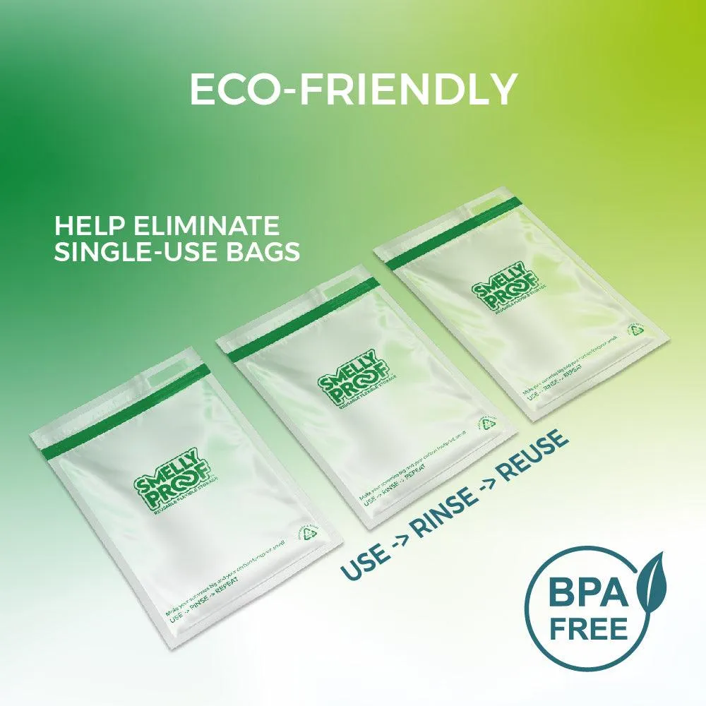 Reusable Clear Stand-Up Bags