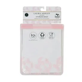 Set of 3 Blush Quart Reusable EVA Storage Bags