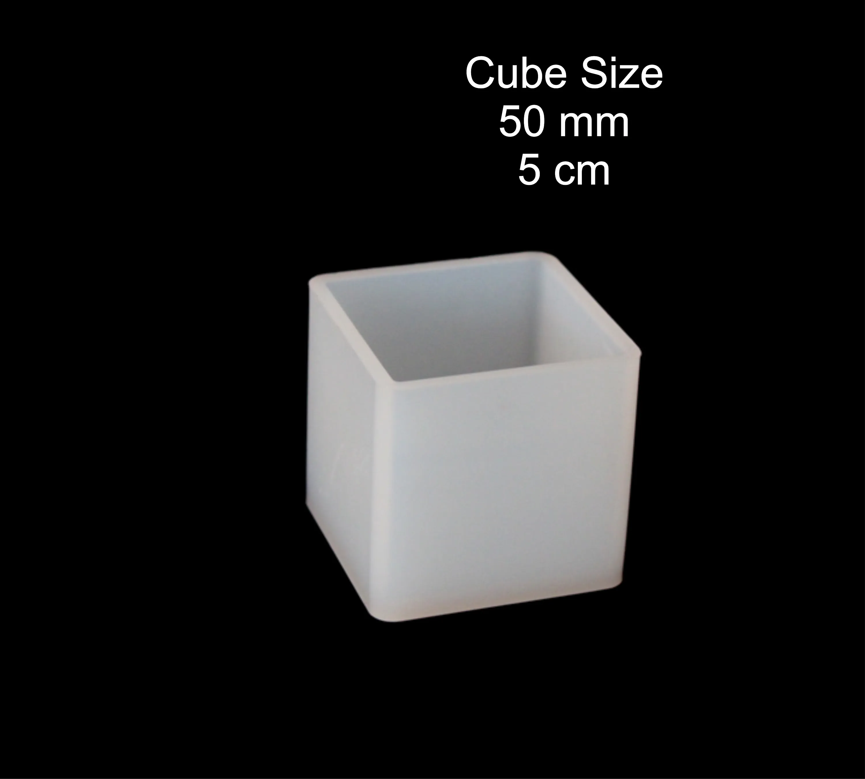 Silicone Cube Mould | 50mm Silicone Cube Mold