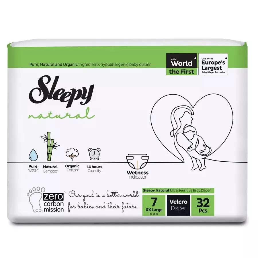 Sleepy Natural Diapers No. 7