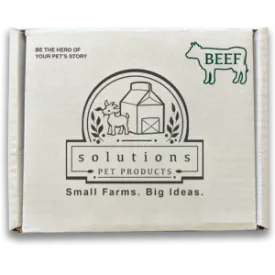 Solutions Pet Products Raw Frozen Beef Recipe