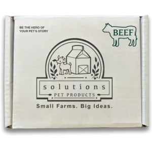 Solutions Pet Products Raw Frozen Beef Recipe