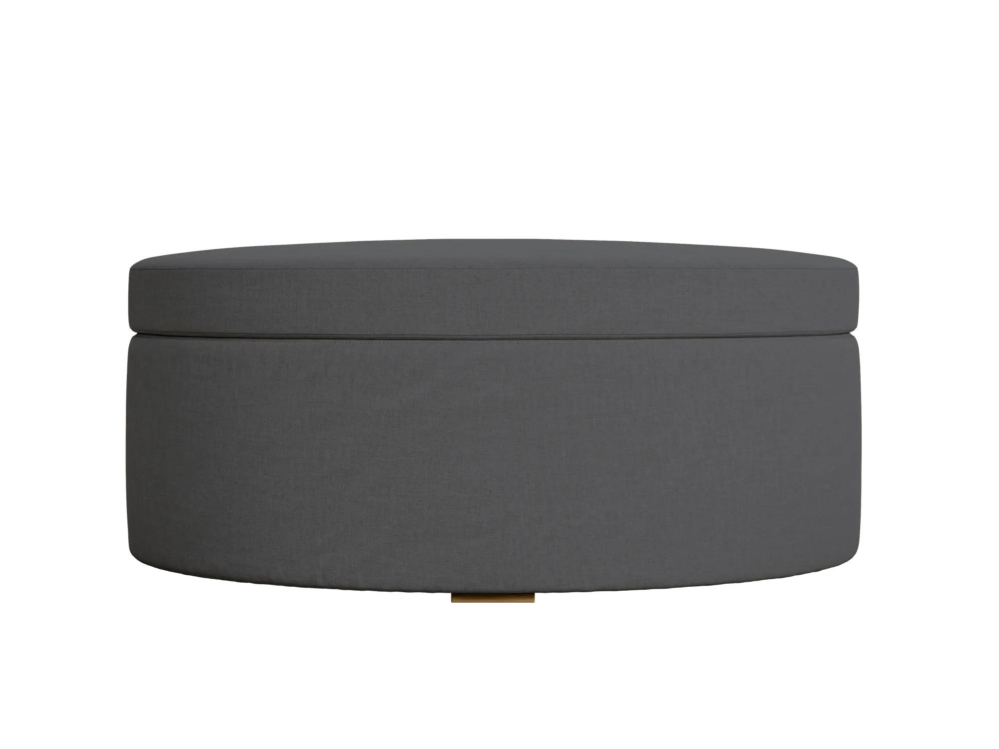 The Evergreen Storage Ottoman in Hemp