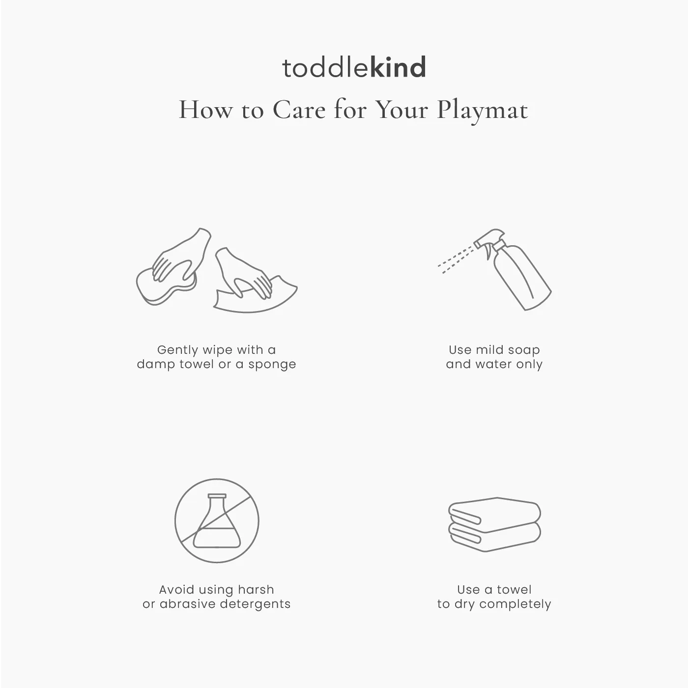 Toddlekind Classic Foam Playmats | Blush