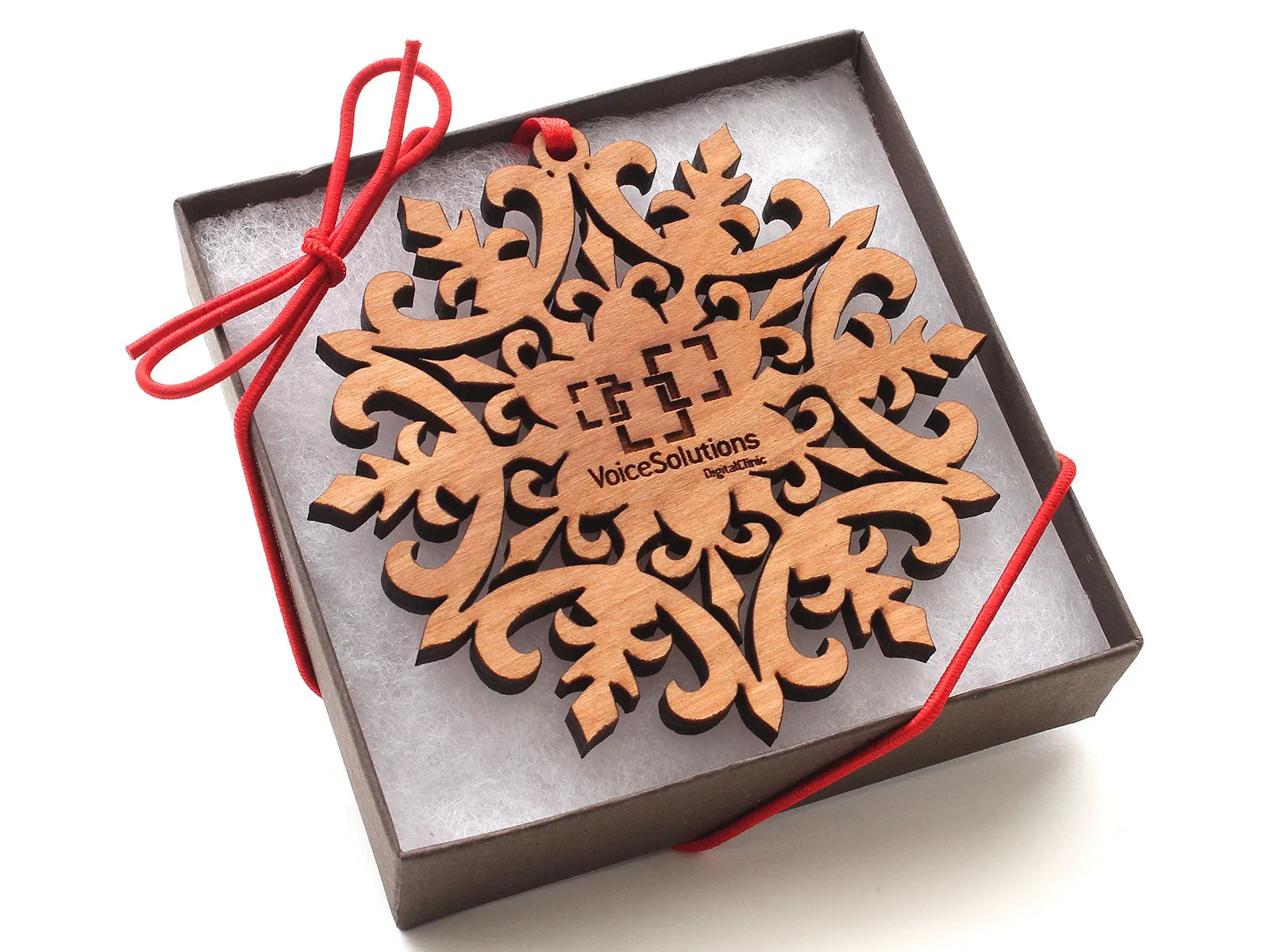 Voice Solutions Snowflake Gift Box Alt Logo