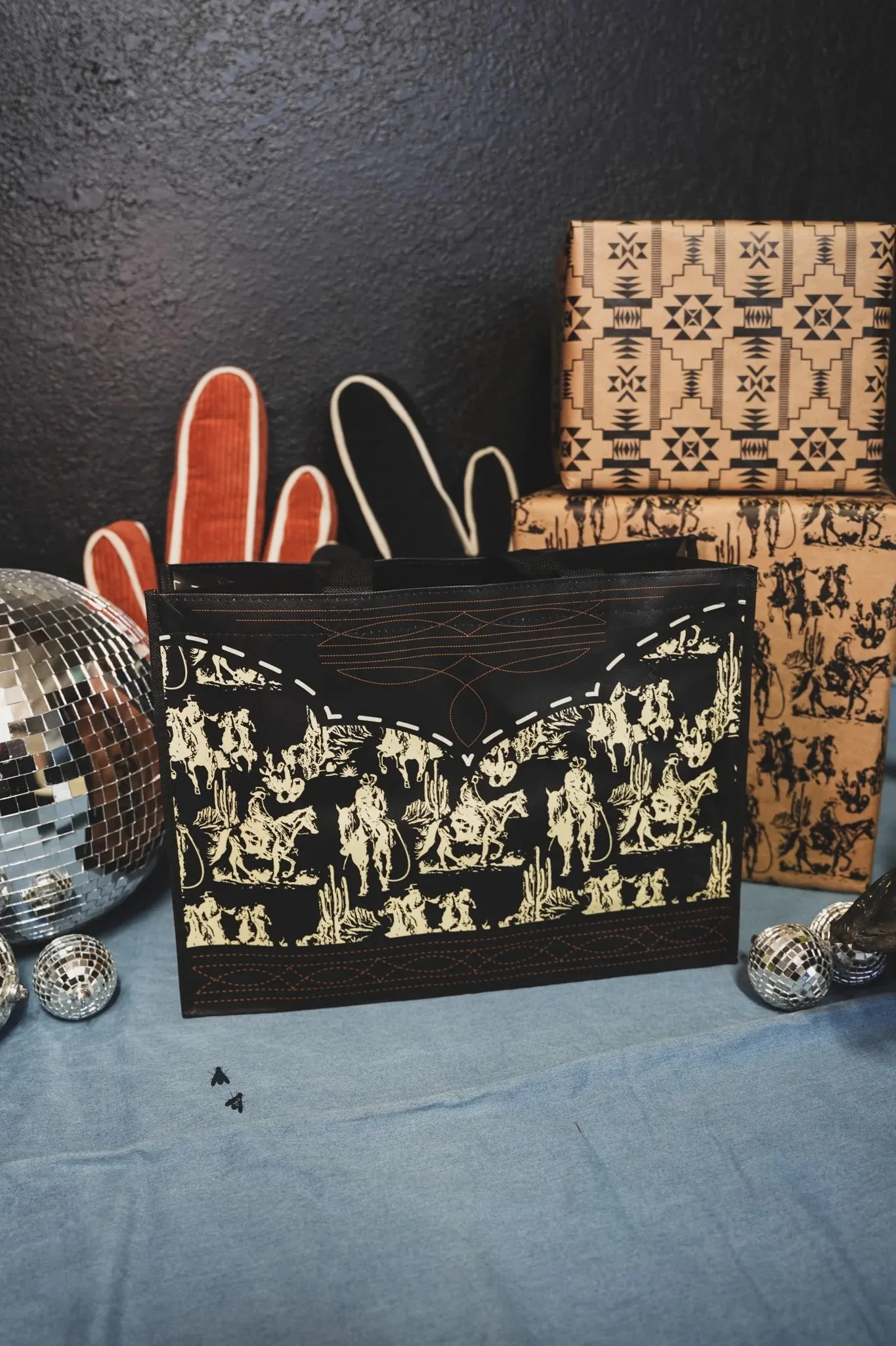 Western Reusable Tote Bags