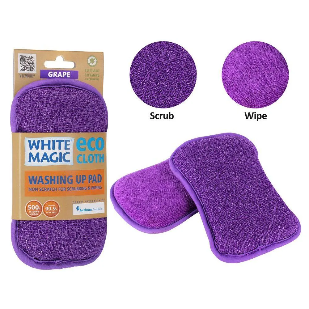 White Magic Eco Dish Washing Sponge Grape